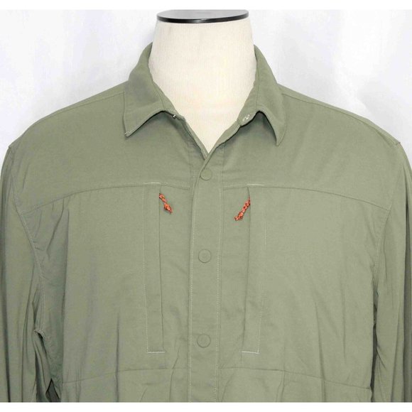 Alaskan Hardgear AKHG Duluth Full Stream Green Slim Fit Shirt 90853 Mens Size XL - Picture 2 of 4
